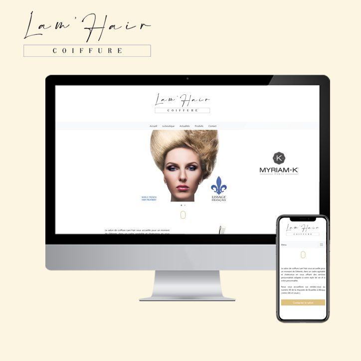 Site web Lam'Hair